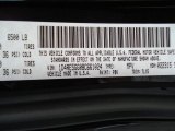 2011 Durango Color Code for Blackberry Pearl - Color Code: PBV