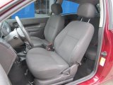 2007 Ford Focus ZX3 S Coupe Charcoal Interior