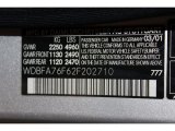 2002 SL Color Code for Silver Arrow Ultra Metallic - Color Code: 777