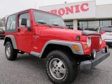 1997 Flame Red Jeep Wrangler Sport 4x4 #60973394