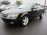 2006 Ebony Black Hyundai Sonata LX V6 #61027323