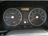 2007 Hyundai Accent GS Coupe Gauges