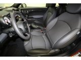 2012 Mini Cooper S Coupe Carbon Black Interior