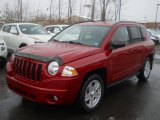 2010 Inferno Red Crystal Pearl Jeep Compass Sport 4x4 #61027232