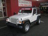 2006 Stone White Jeep Wrangler Rubicon 4x4 #61026974