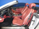 2007 Mercedes-Benz SL 550 Roadster Red Interior