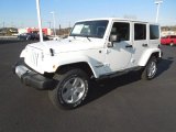 2012 Bright White Jeep Wrangler Unlimited Sahara 4x4 #61027139
