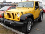 2008 Detonator Yellow Jeep Wrangler X 4x4 #61026895