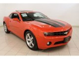 2011 Inferno Orange Metallic Chevrolet Camaro LT Coupe #61027136