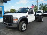 2008 Ford F450 Super Duty XL Regular Cab Chassis Front 3/4 View