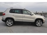 White Gold Metallic Volkswagen Tiguan in 2012