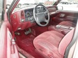 1997 Chevrolet C/K K1500 Silverado Extended Cab 4x4 Red Interior