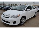 2012 Super White Toyota Corolla LE #61075036