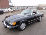 Black Mercedes-Benz SL Class in 1987