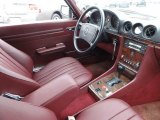 1987 Mercedes-Benz SL Class 560 SL Roadster Red Interior