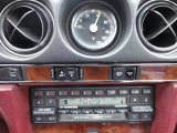 1987 Mercedes-Benz SL Class 560 SL Roadster Audio System