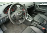 2008 Audi A3 3.2 quattro Black Interior