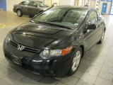 2008 Nighthawk Black Pearl Honda Civic EX-L Coupe #61074958