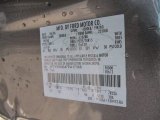 2007 Ranger Color Code for Dark Shadow Grey Metallic - Color Code: CX