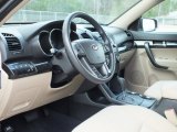 2011 Kia Sorento LX V6 Beige Interior