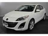 2010 Crystal White Pearl Mica Mazda MAZDA3 s Grand Touring 4 Door #61113226