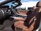 2012 BMW 6 Series 650i Convertible Cinnamon Brown Nappa Leather Interior