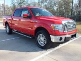 2012 Race Red Ford F150 Lariat SuperCrew 4x4 #61113721