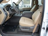 2012 Ford F250 Super Duty Lariat Crew Cab 4x4 Adobe Interior