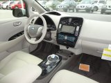 2011 Nissan LEAF SV Light Gray Interior