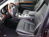 2012 Jeep Grand Cherokee Overland 4x4 Black Interior