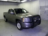 2009 Graystone Metallic Chevrolet Silverado 1500 LT Extended Cab 4x4 #61113030