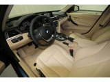 2012 BMW 3 Series 328i Sedan Beige Interior