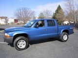 2004 Atlantic Blue Pearl Dodge Dakota SXT Quad Cab 4x4 #61167333