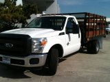 2011 Oxford White Ford F350 Super Duty XL Regular Cab Chassis Stake Truck #61113374