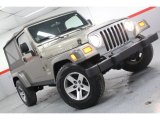 2005 Light Khaki Metallic Jeep Wrangler Unlimited Rubicon 4x4 #61167221