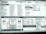 2012 GMC Canyon SLE Extended Cab 4x4 Window Sticker