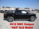 2012 Onyx Black GMC Canyon SLE Crew Cab 4x4 #61113345