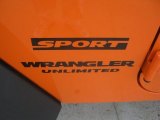 2012 Jeep Wrangler Unlimited Sport S 4x4 Marks and Logos