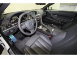 2012 BMW 6 Series 640i Coupe Black Nappa Leather Interior