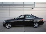 Black Sapphire Metallic BMW 5 Series in 2008