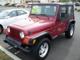 2000 Flame Red Jeep Wrangler SE 4x4 #6100517