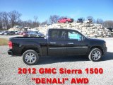 2012 Onyx Black GMC Sierra 1500 Denali Crew Cab 4x4 #61242255