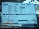 2012 GMC Sierra 3500HD Regular Cab Dually Chassis Window Sticker