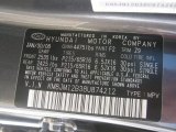 2008 Tucson Color Code for Dark Titanium Gray - Color Code: F2