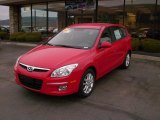 2009 Chilipepper Red Hyundai Elantra Touring #6091440