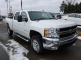 2008 Summit White Chevrolet Silverado 2500HD LT Z71 Crew Cab 4x4 #61241621