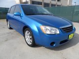2006 Spark Blue Kia Spectra Spectra5 Hatchback #61241863