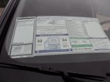 2012 Hyundai Sonata Limited 2.0T Window Sticker