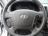 2012 Hyundai Santa Fe SE V6 Steering Wheel