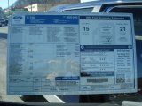 2012 Ford F150 XLT SuperCrew 4x4 Window Sticker